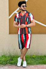 Cotton Textured SHORTS SET