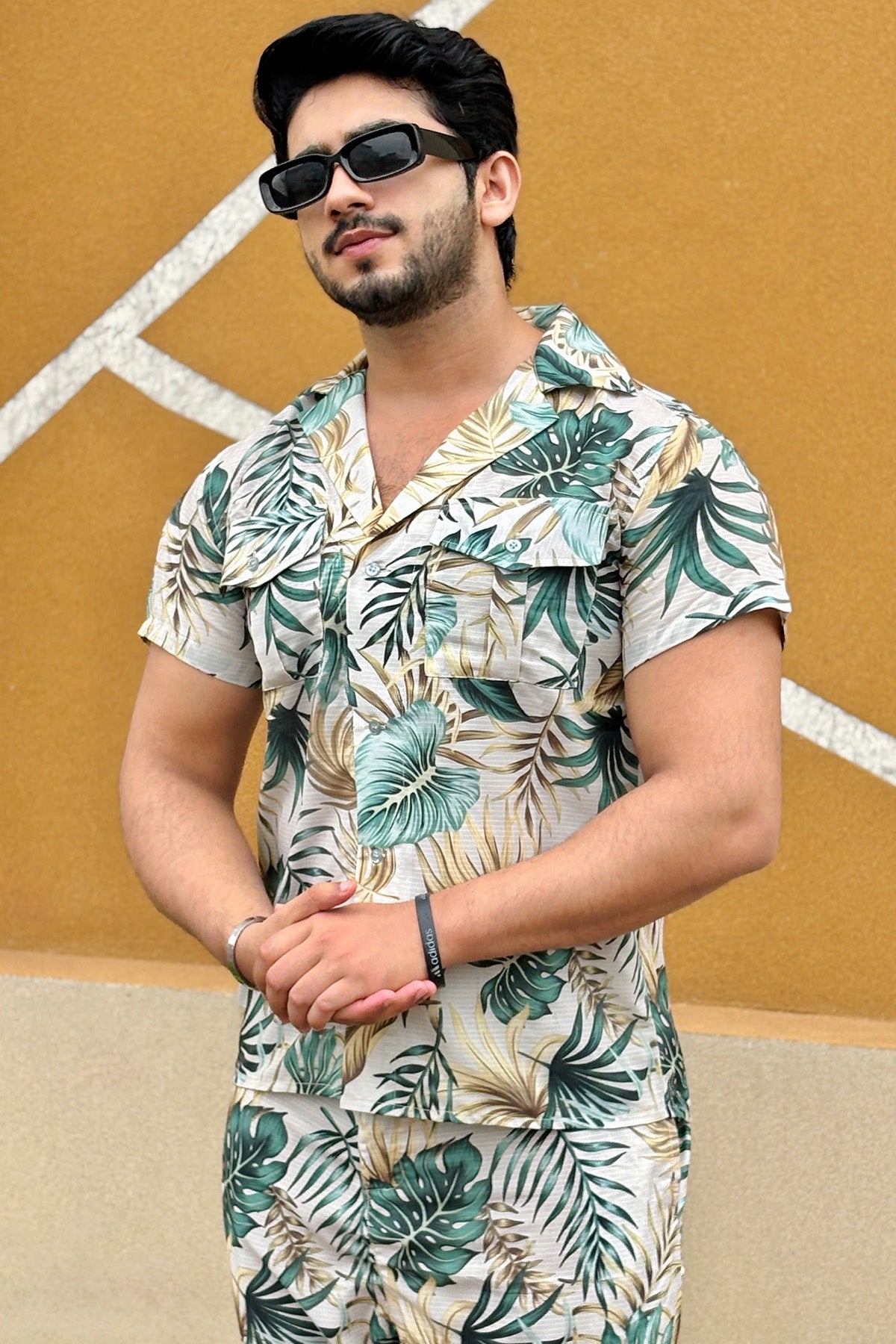 Cotton Textured SHORTS SET