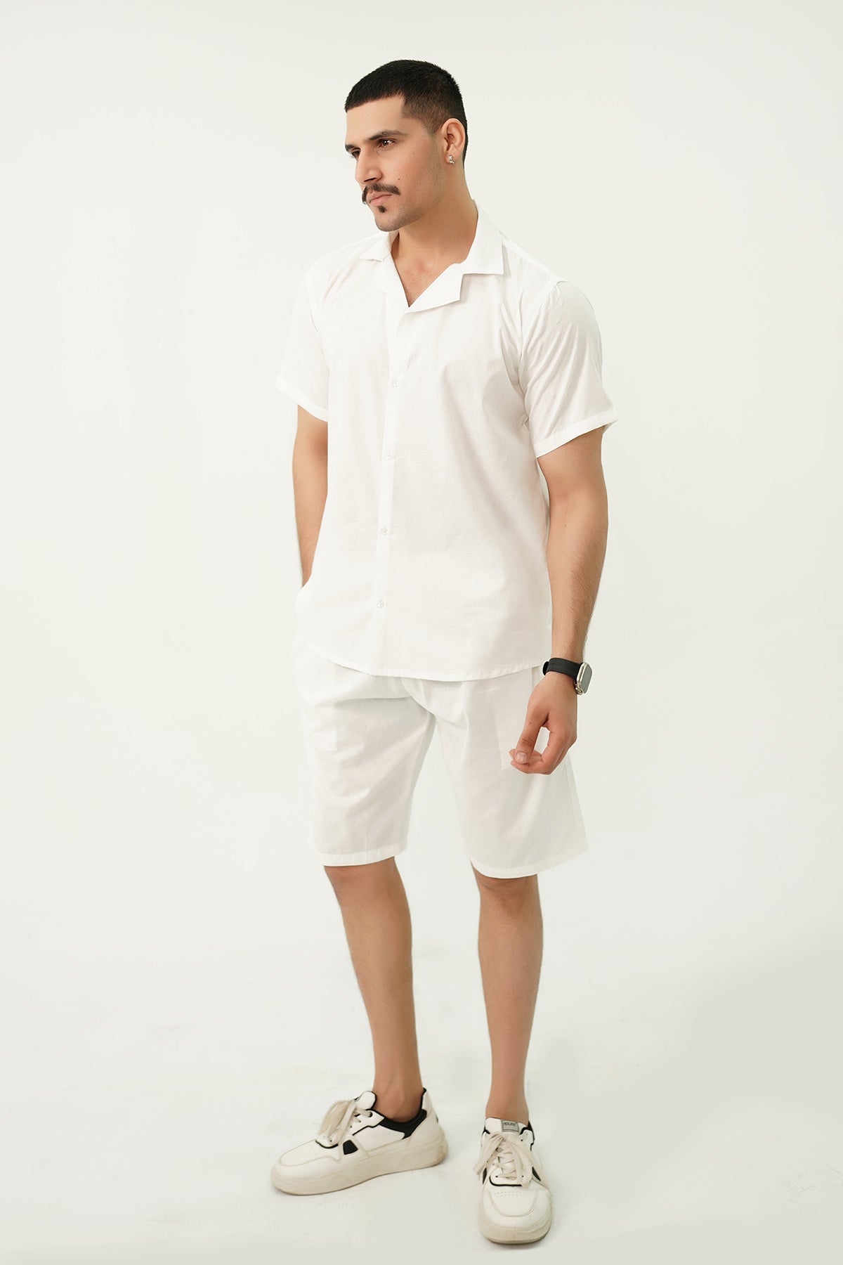 TEXTURED SHORTS SET
