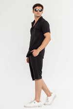 TEXTURED SHORTS SET