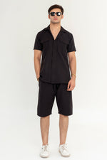 TEXTURED SHORTS SET
