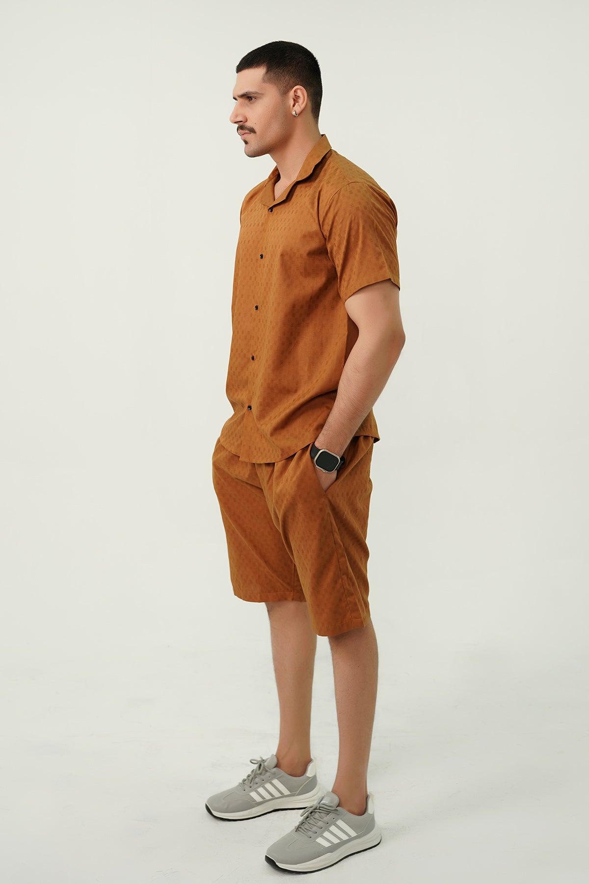TEXTURED SHORTS SET