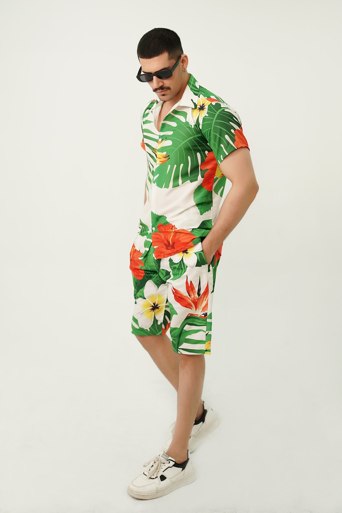 PRINTED SHORTS SET