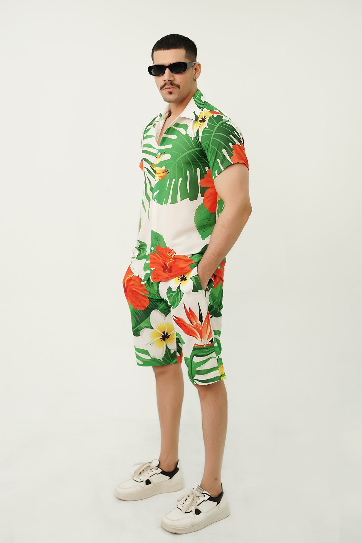 PRINTED SHORTS SET