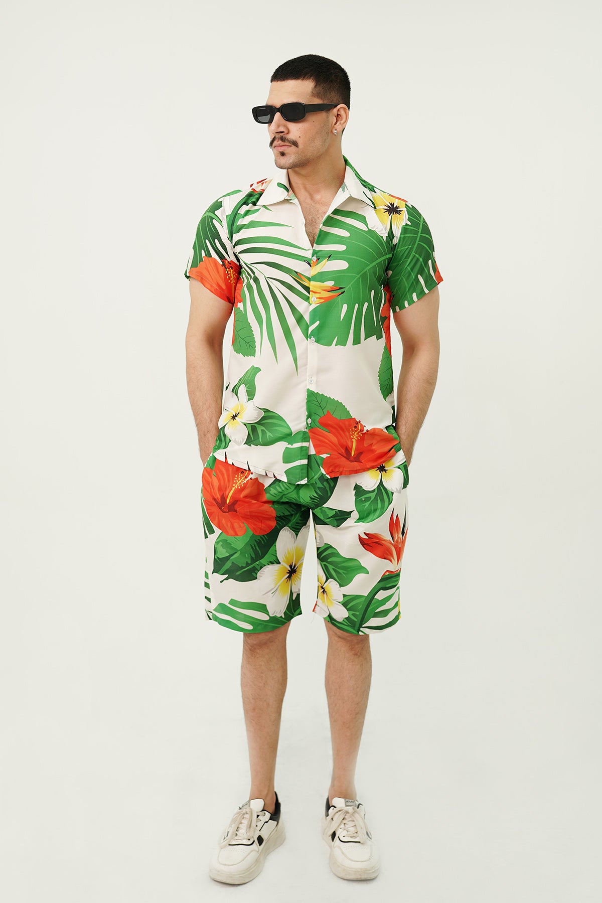 PRINTED SHORTS SET