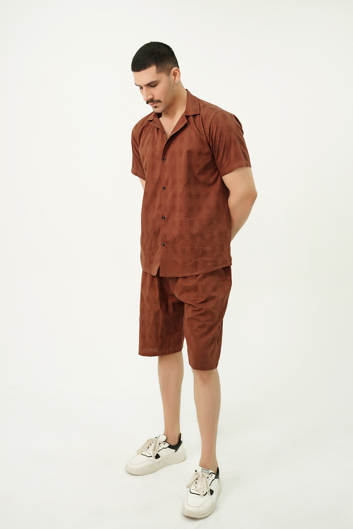 TEXTURED SHORTS SET