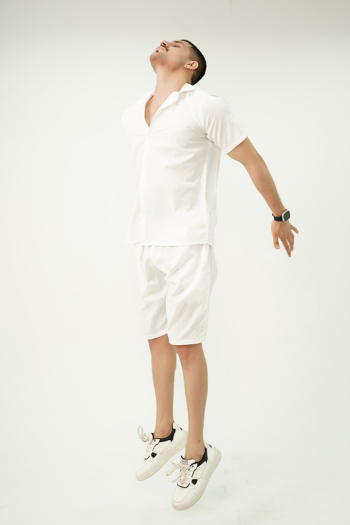 TEXTURED SHORTS SET
