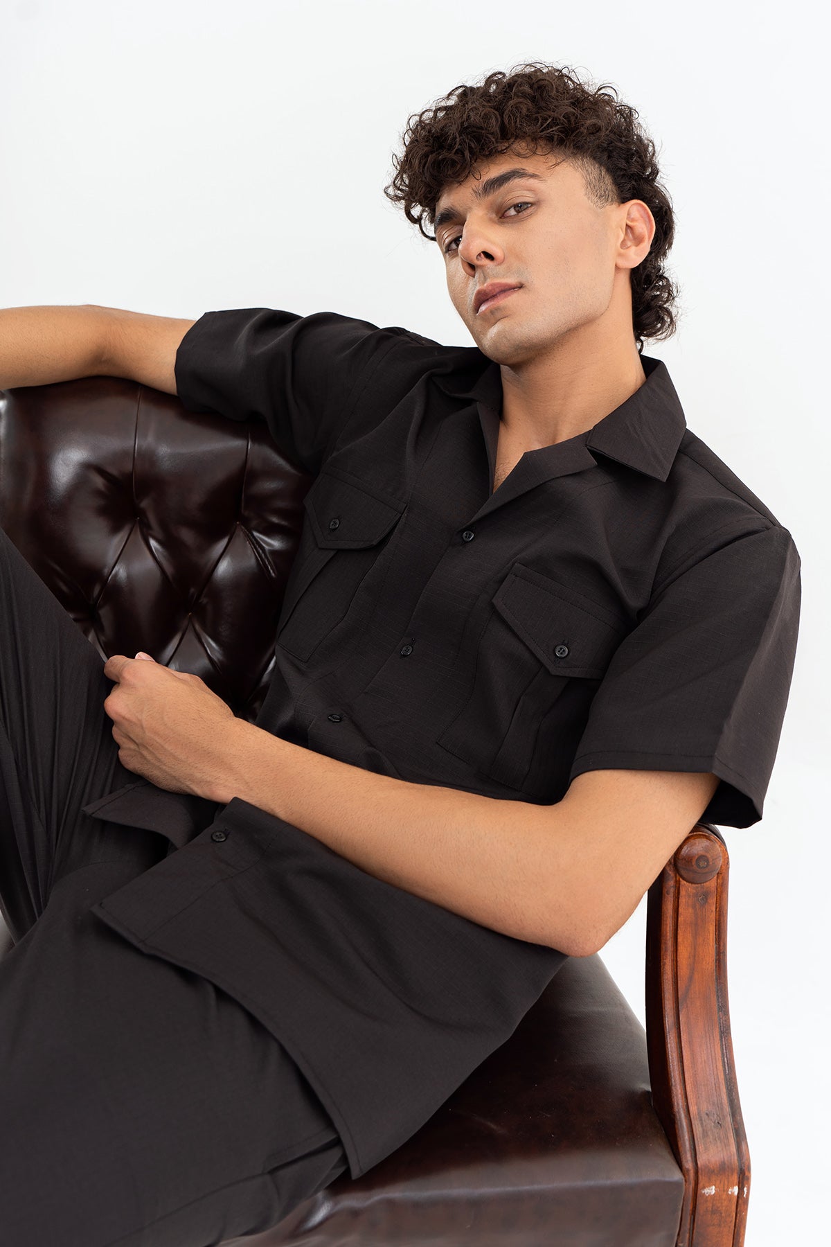 BLACK TEXTURED SET